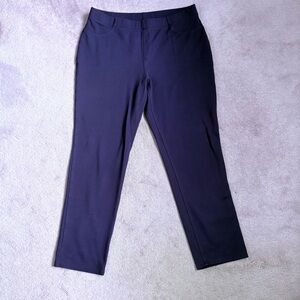 LADIES KAREN SCOTT SPORT NAVY BLUE CASUAL PANTS SZ. MEDIUM